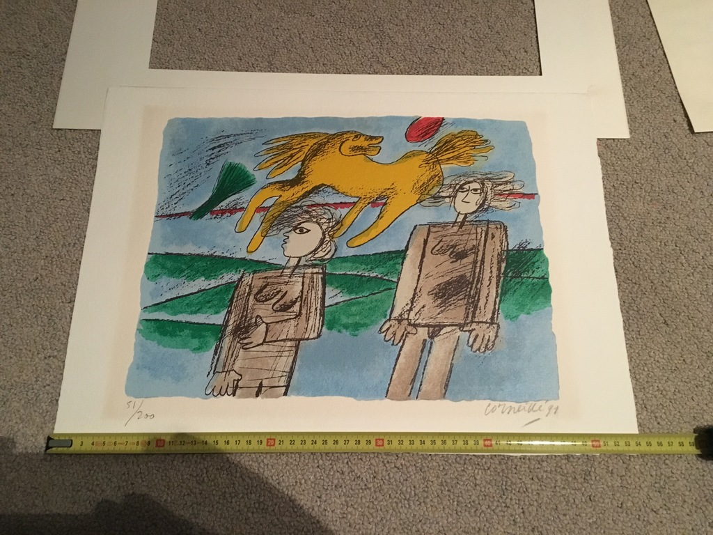 Corneille, zeefdruk, Promenade kopen? Bied vanaf 150!