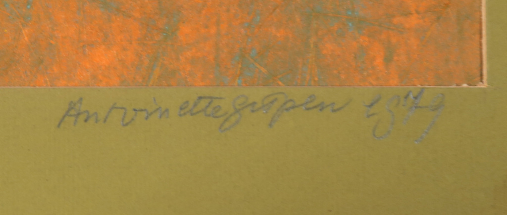 Antoinette Gispen: Houtsnede, Libelle  kopen? Bied vanaf 35!