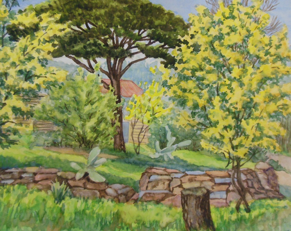 Jan P.H. de Vries: Lot met 4 aquarellen + een potloodtekening kopen? Bied vanaf 1!