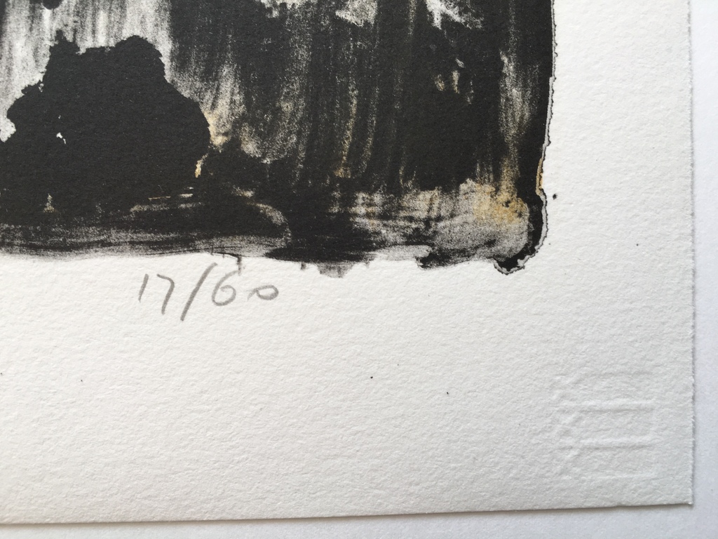 Gerbrand Volger - De adelaar en de duif - Zeefdruk -1990 - 17/60 kopen? Bied vanaf 25!