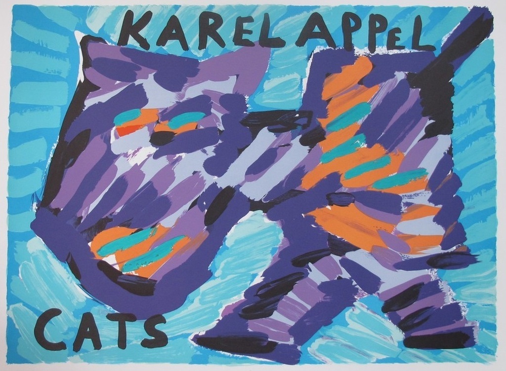 Karel Appel - Happy Cats  verkocht voor € 99!