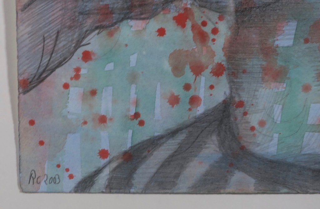 Robbie Cornelissen: Potlood en Aquarel, Portret - Ingelijst kopen? Bied vanaf 200!