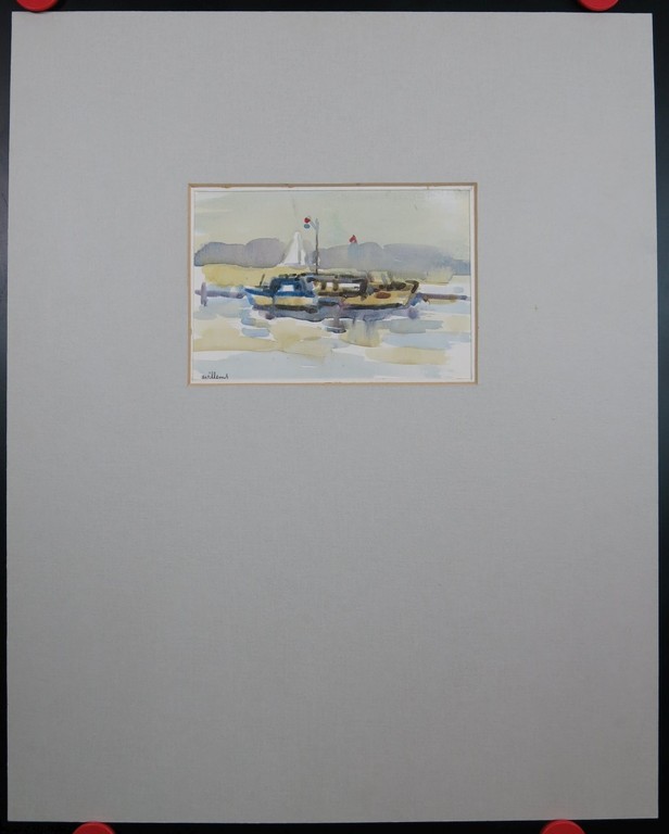 Joop Willems: Aquarel, Boot kopen? Bied vanaf 1!