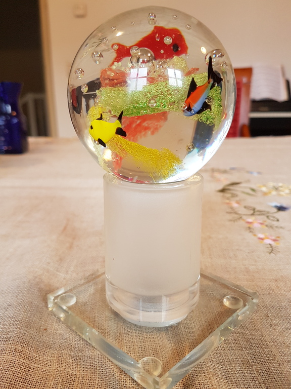 Aquarium presse-papier in Murano glas anni 70 kopen? Bied vanaf 1!