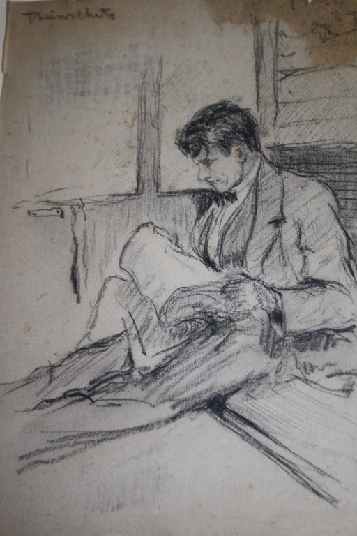 MAN IN TREIN DOOR AD BEEKMANS 1929 kopen? Bied vanaf 20!