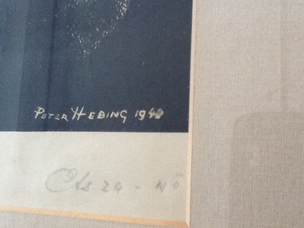 Peter Hebing 1948, Ets 24, Albert Einstein kopen? Bied vanaf 1!