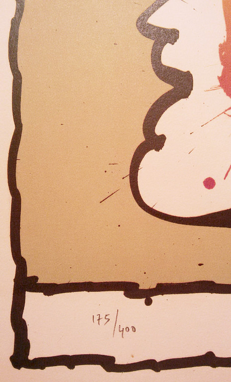 Pierre Alechinsky - Compositie met schrijvend meisje, litho kopen? Bied vanaf 300!