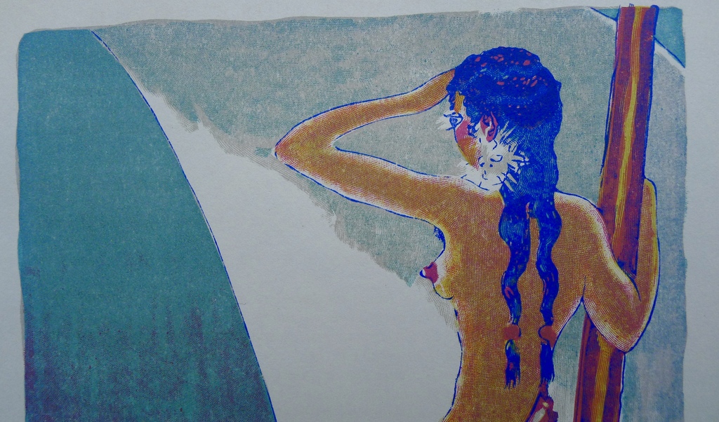 Kees van Dongen,Houtgravure ,'Rose-dans-le -calice chez le roi Derbas' kopen? Bied vanaf 25!