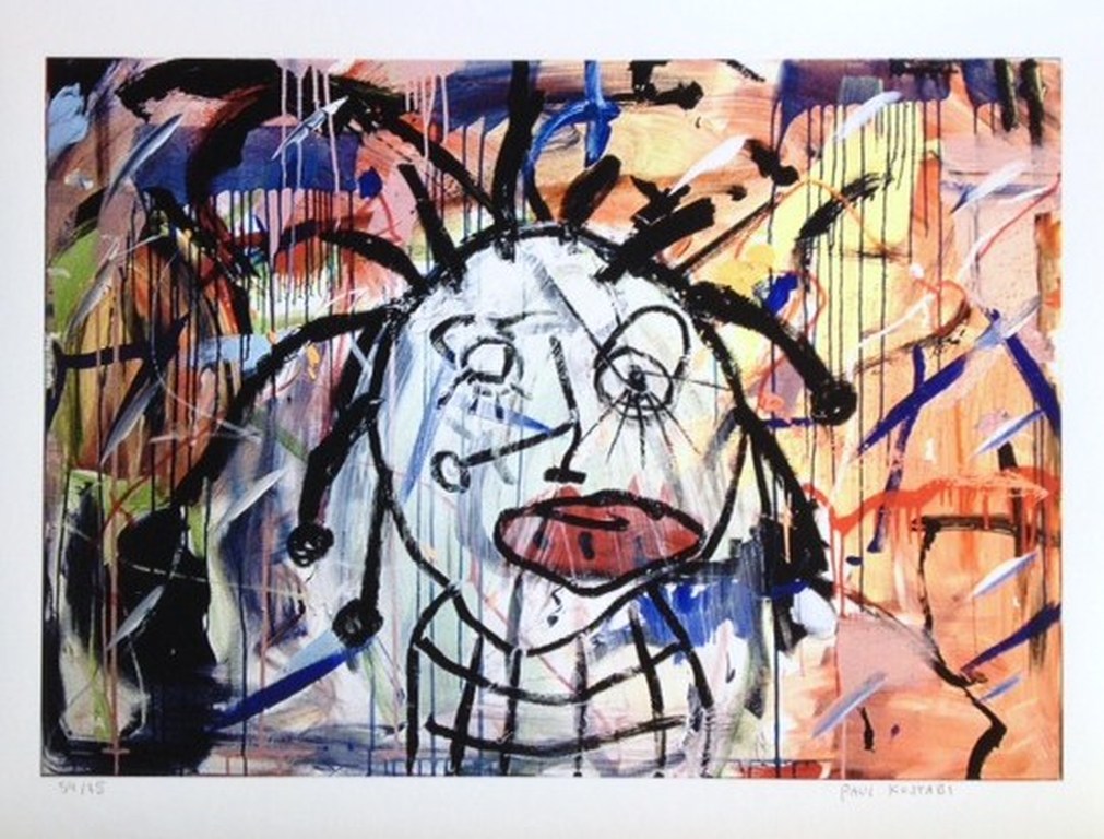 Paul Kostabi (1962)," Fine Tooth Comb" Giclee op zwaar papier. kopen? Bied vanaf 100!