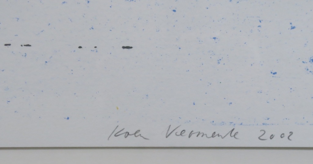 Koen Vermeule: Litho, Zonder titel - Ingelijst kopen? Bied vanaf 80!