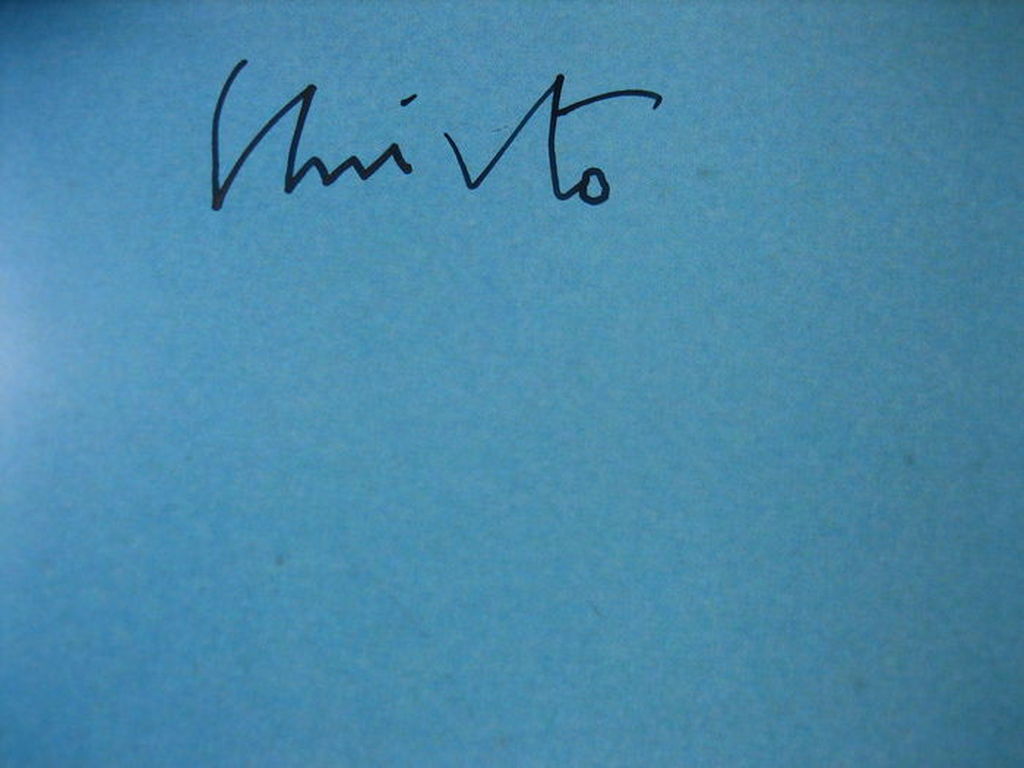 Christo - The Roman Wall - Offsetlithografie - Handgesigneerd kopen? Bied vanaf 35!