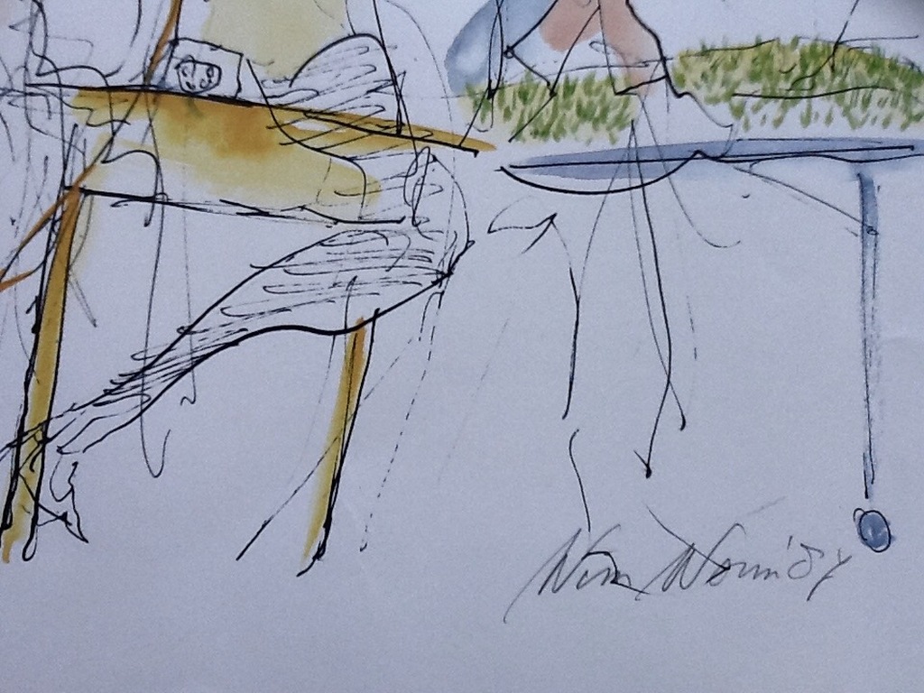 Wim Worm, gesigneerde kleurenprint kopen? Bied vanaf 25!