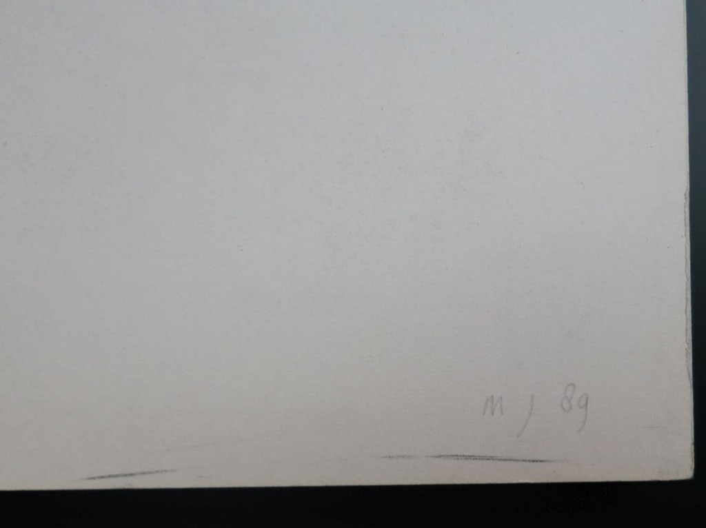 Onbekend gesigneerd: Krijttekening, Zonder titel kopen? Bied vanaf 1!