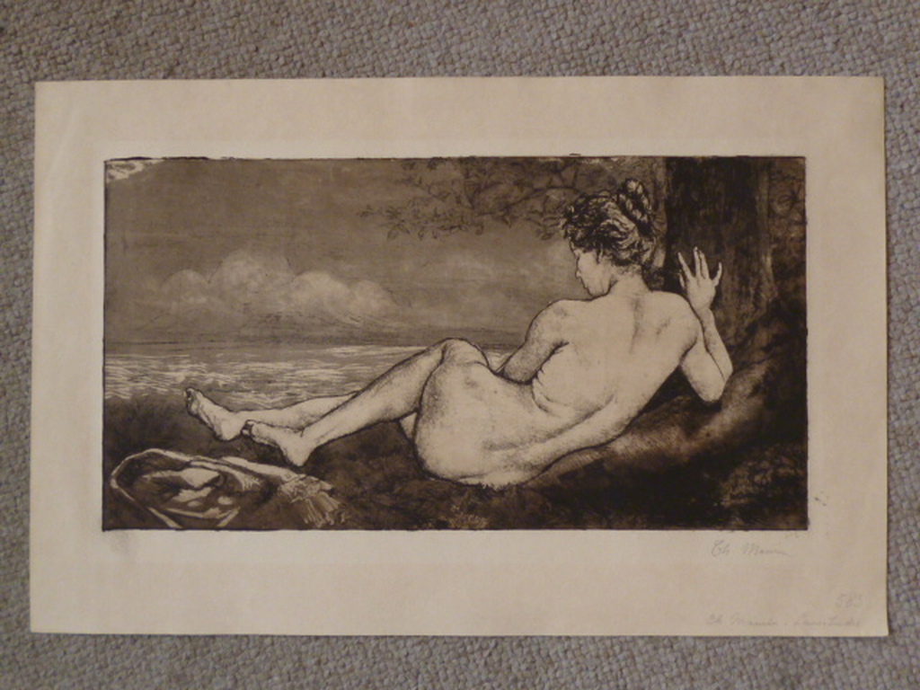 Charles Maurin - ets - Lassitude kopen? Bied vanaf 150!