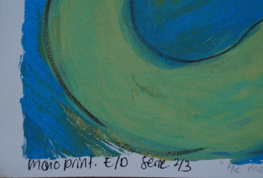 Hester van Dapperen - gesigneerde monoprint zeefdruk - the mermaid kopen? Bied vanaf 1!