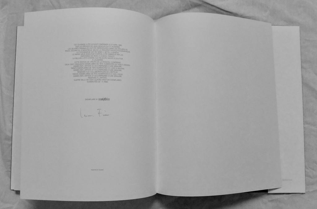 Leonor Fini - Fruits de la Passion - 1980 kopen? Bied vanaf 45!