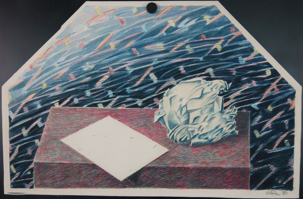 Harry Vink: Aquarel en drybrush, Stilleven op tafel kopen? Bied vanaf 1!