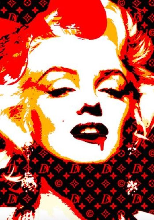 GROTE Fine Art Print,"Monroe Glow", GESIGNEERD en COA, genummerd A/P of 1t/m100 kopen? Bied vanaf 1!