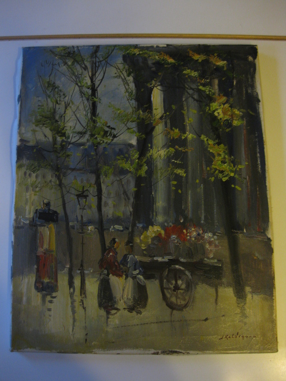 Parijs' doek van Jan Kelderman - 50x40 cm kopen? Bied vanaf 1!