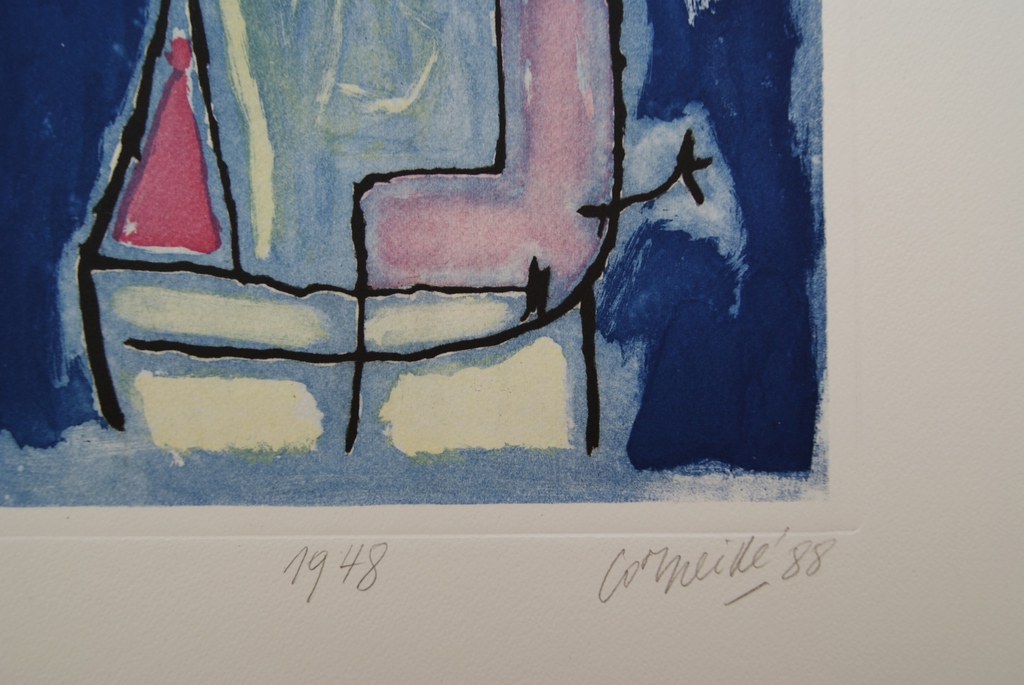 Corneille ets met aquatint 1948-1988 kopen? Bied vanaf 375!