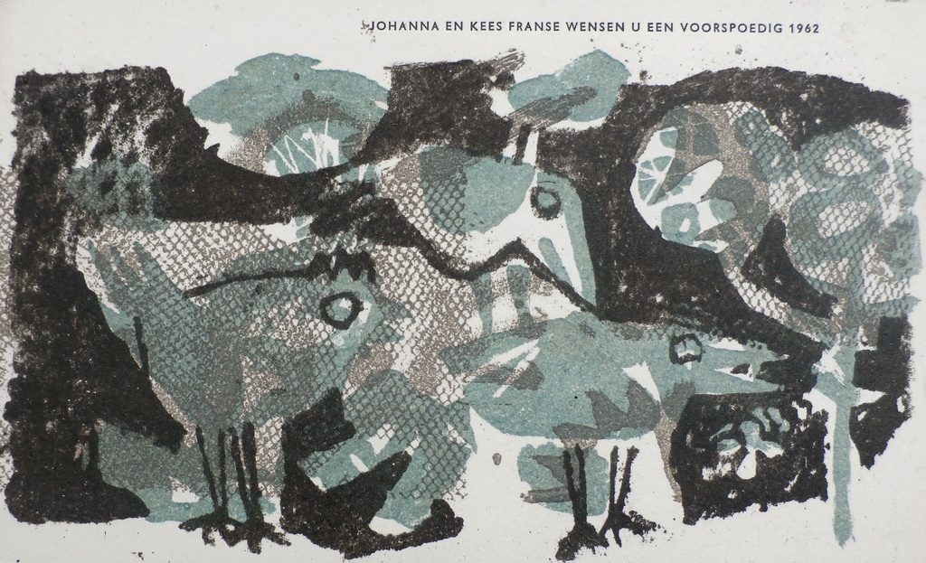 Kees Franse - Litho: voorspoedig 1962 kopen? Bied vanaf 1!