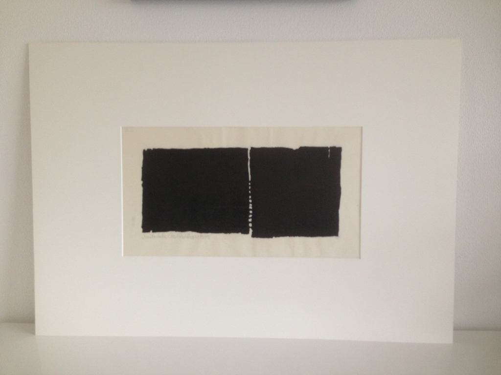 Cees Andriessen: Houtsnede, Houtsnede 1973 verkocht voor € 40!