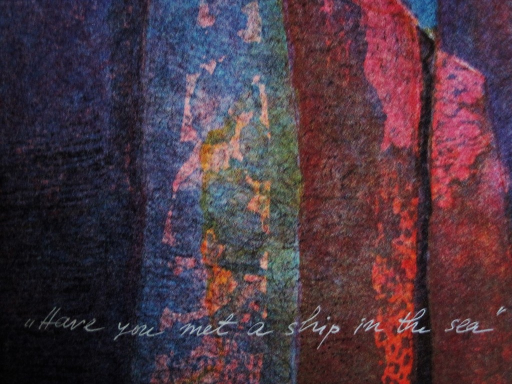 Groot 1993 expressionistisch Litho van Bulgaars grafica Maria Chakarova (1948)  kopen? Bied vanaf 1!