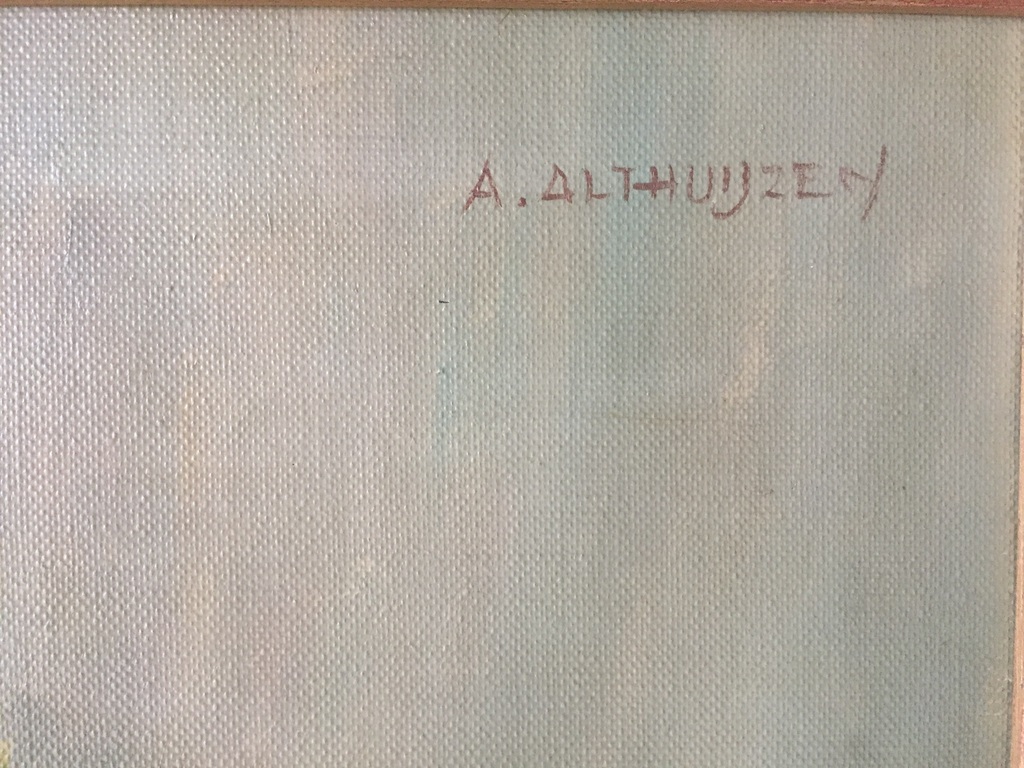 Antoine Althuijzen 1897-1963. Stilleven bloemen in vaas kopen? Bied vanaf 185!