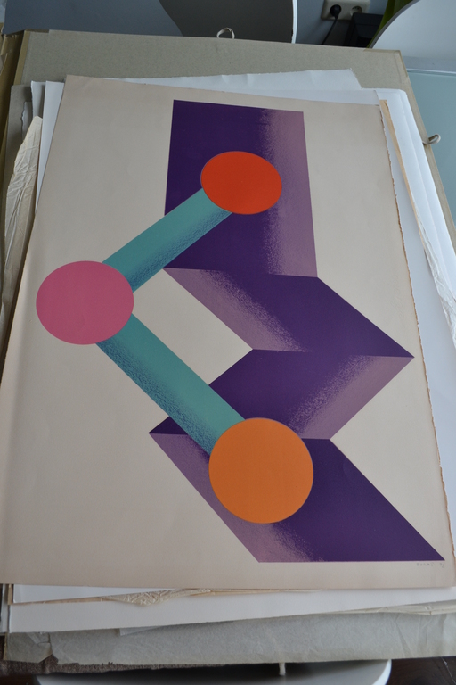 Kumi Sugai Litho 1970 (Prent 190) verkocht voor € 85!
