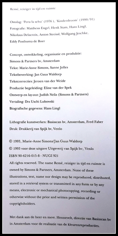 Jörg REMÉ  - 2x gesigneerde litho + boek: Reiziger in tijd en ruimte kopen? Bied vanaf 1!