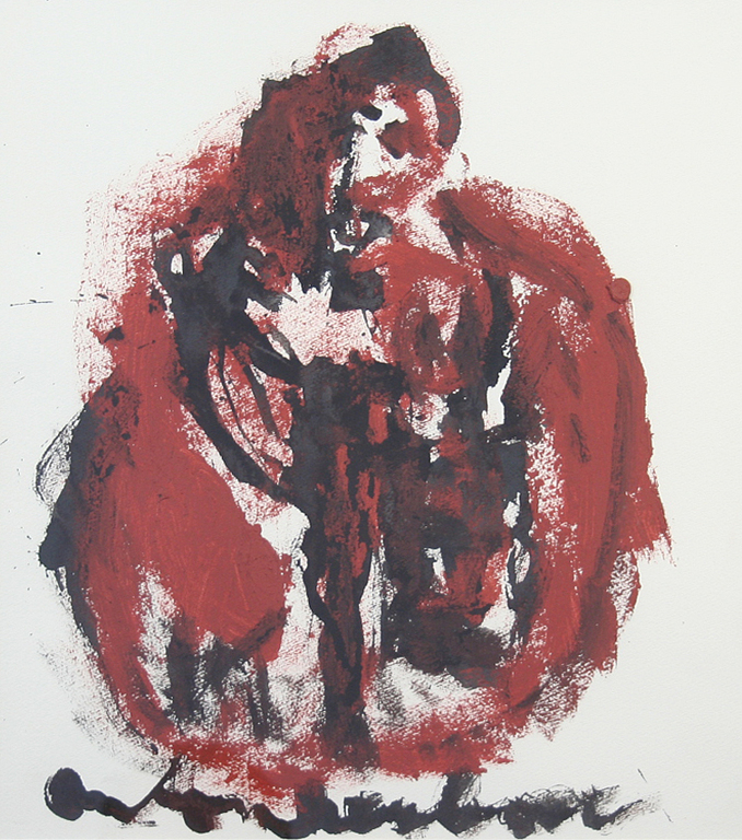 Anton Heyboer, gwm. techn., Madonna verkocht voor € 150!