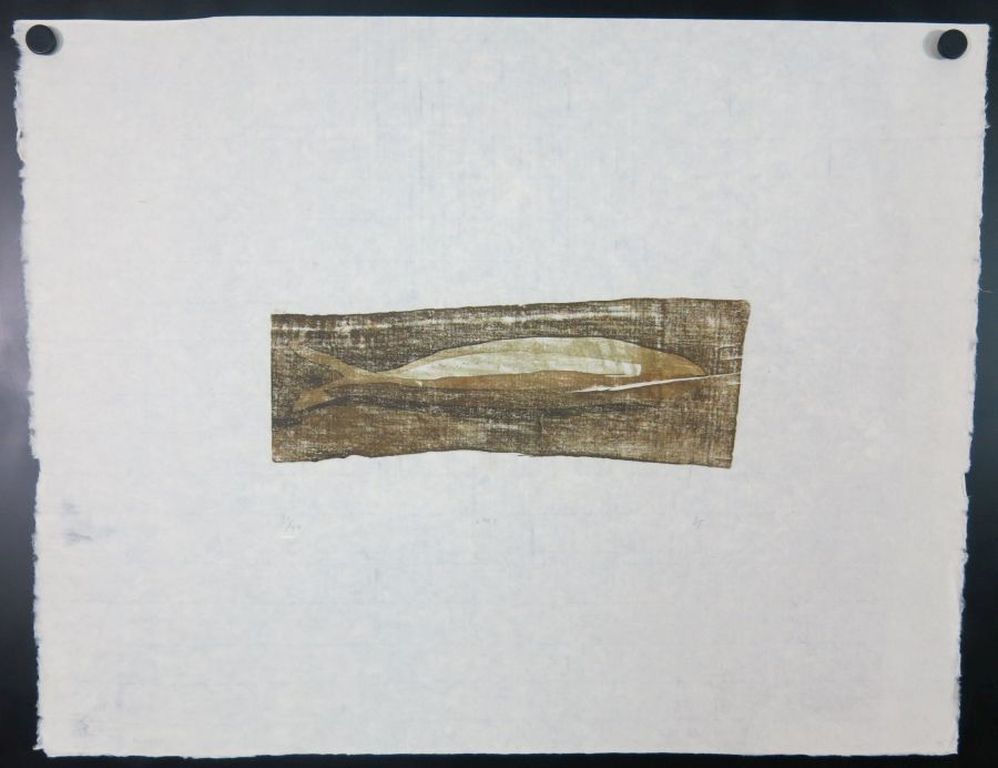 Leon Tebbe: Houtsnede, Vis  kopen? Bied vanaf 1!