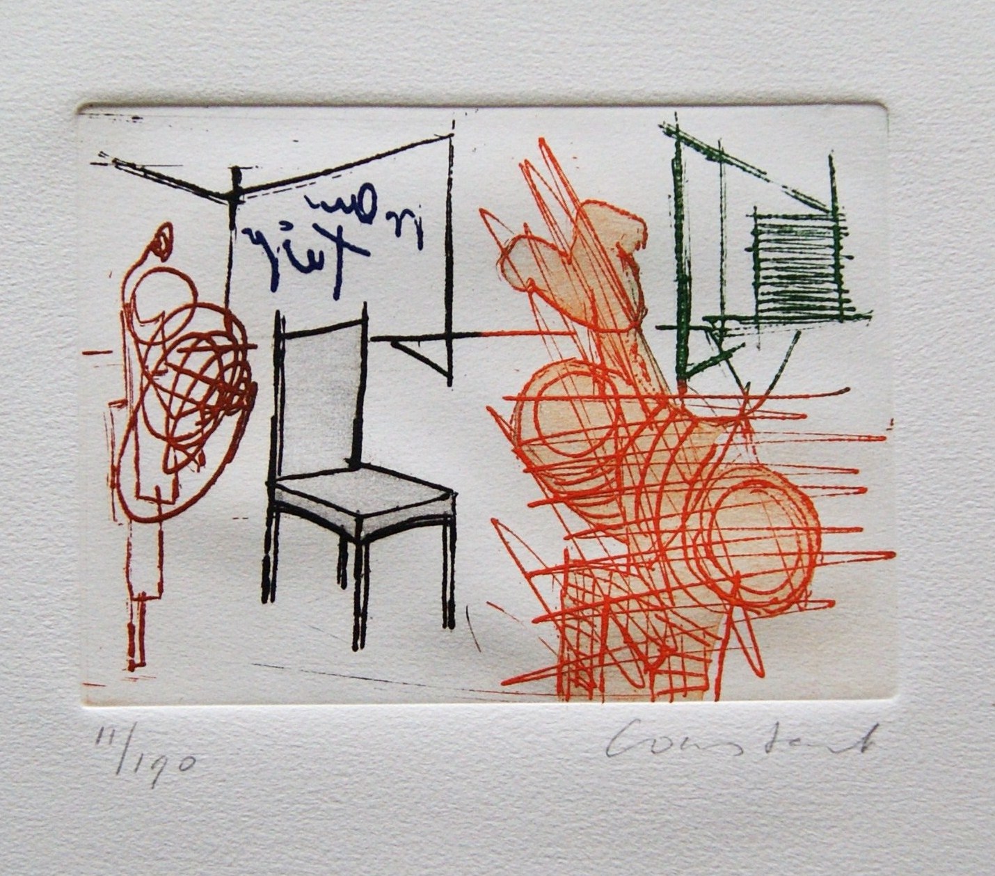 Constant kleurenets oplage 190 stuks. verkocht voor € 425!