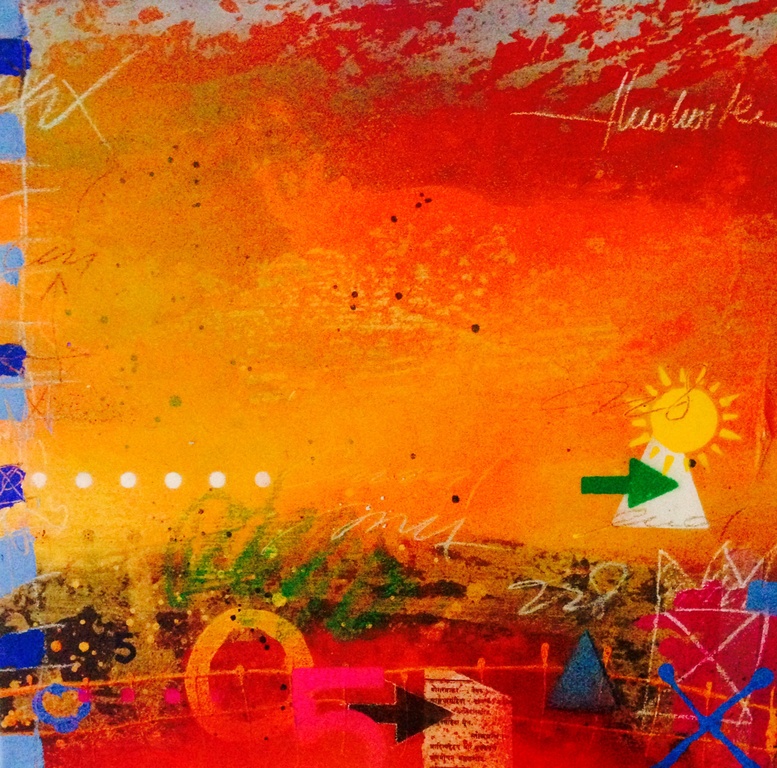 Theo koster, gemengde techniek, onderweg 2 kopen? Bied vanaf 1!