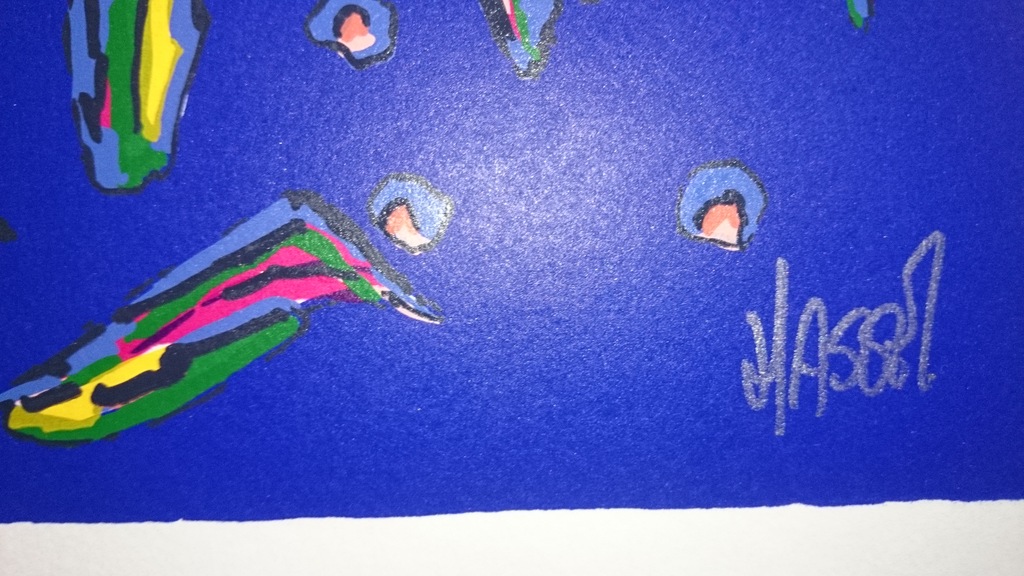 Ad van Hassel - zeefdruk op papier - gesigneerd - oplage Ea. kopen? Bied vanaf 1!