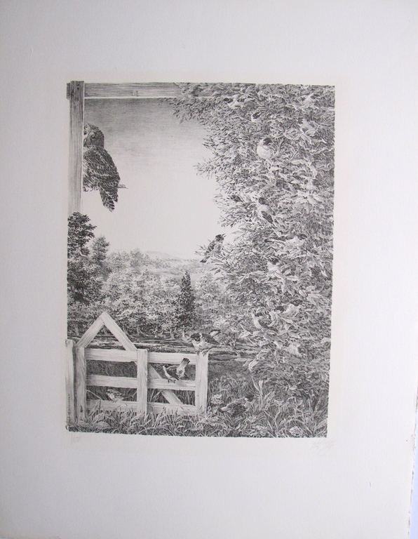 Peter Vos: litho, "Verte" verkocht voor € 65!