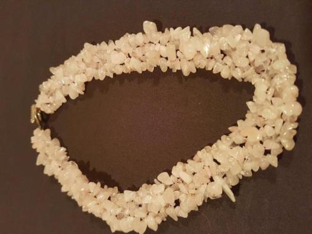 Choker ketting in rozenkwarts kopen? Bied vanaf 1!