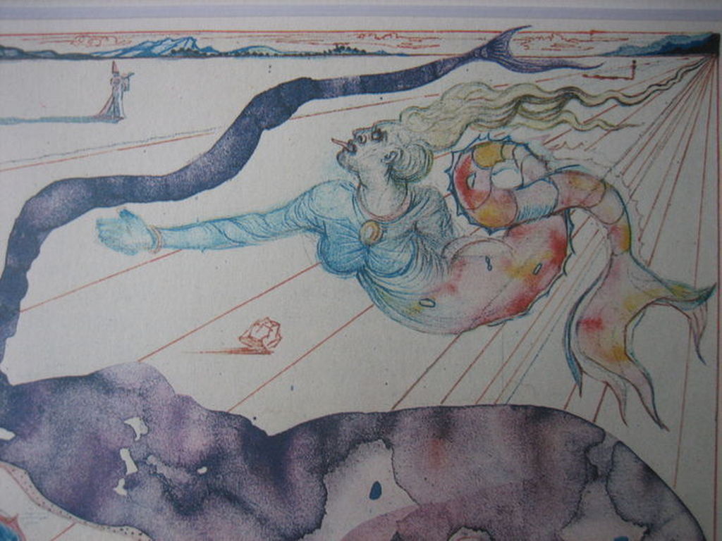 Salvador Dalí - La maison sans vent - Bath of the Nymphs - Lithografie - 1949 kopen? Bied vanaf 1!