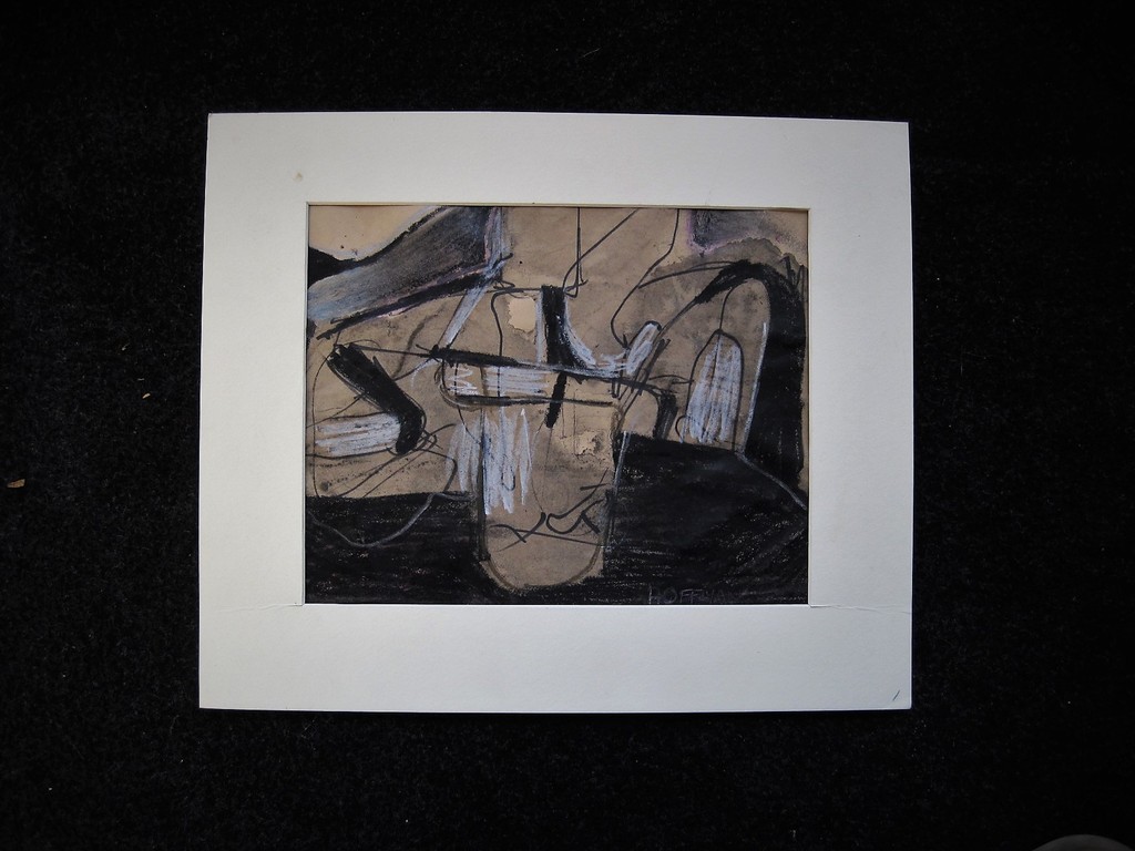Belangrijk Amerikaans Abstract werk van MARTIN JOSEPH HOFFMAN (1935-2015) verkocht voor € 70!