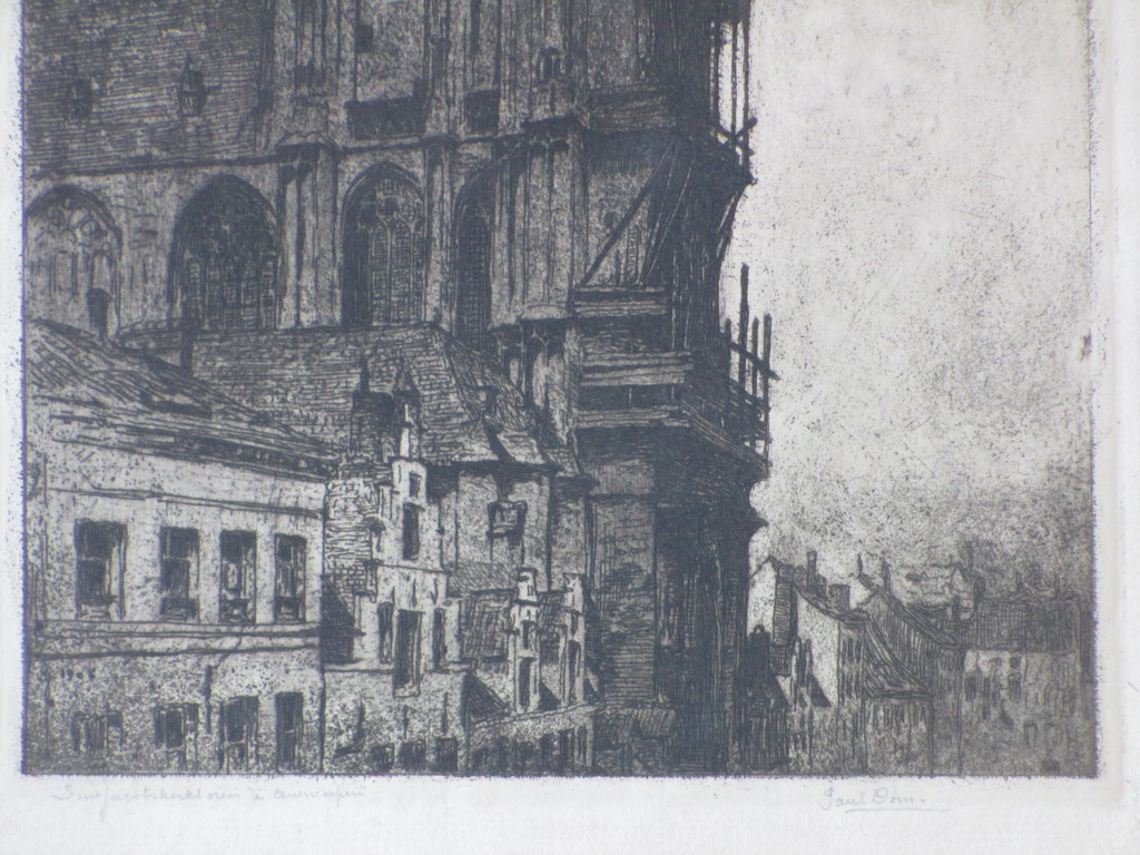 Pol Dom, Sint Jacobskerktoren in Antwerpen, Ets kopen? Bied vanaf 40!