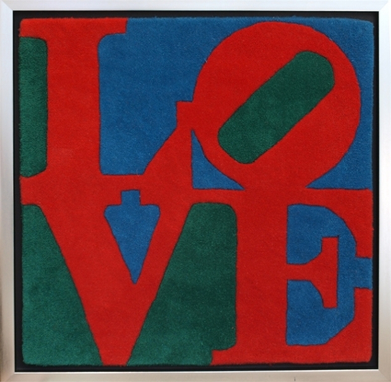 Robert Indiana - Love Carpet Red/Blue/Green  kopen? Bied vanaf 100!