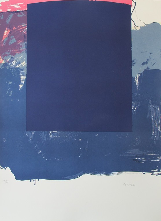 'Tres colors '- kleurenlithografie, gesigneerd, oplage 99 ex., 1986  kopen? Bied vanaf 49!