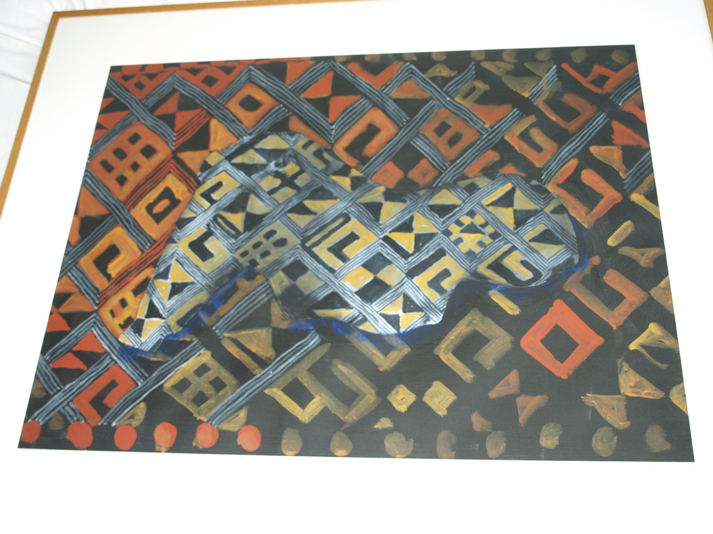 Maarten van Dreven (1941-2001) – Acryl op katoen –“Mimicry” – Ingelijst - 1988   kopen? Bied vanaf 125!