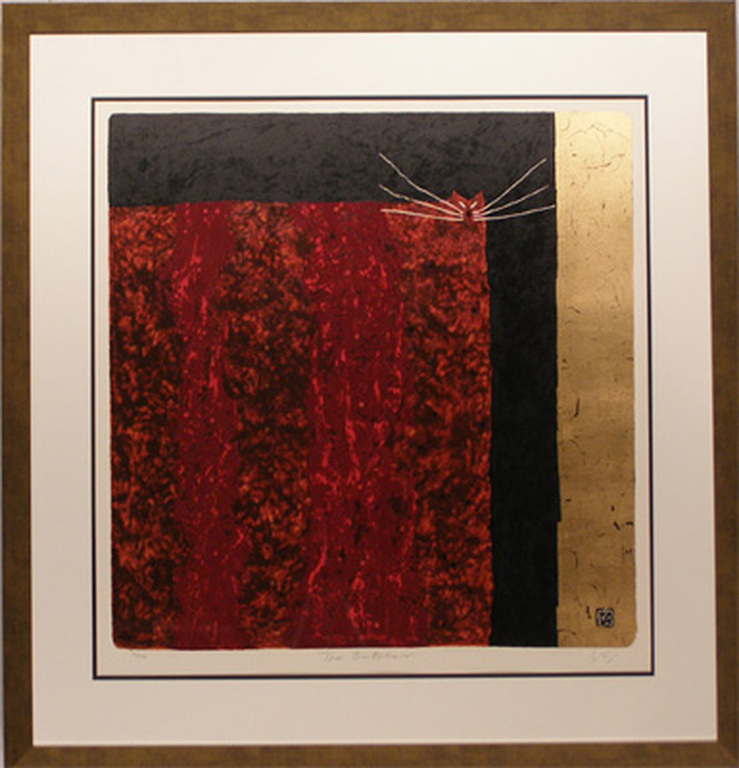 The Butcher, giclee van Govinder Nazran, ingelijst verkocht voor € 100!