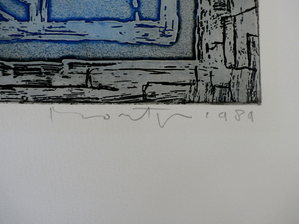 Jan Montyn - ets: Winter (de vier jaargetijden) - 1989 kopen? Bied vanaf 150!