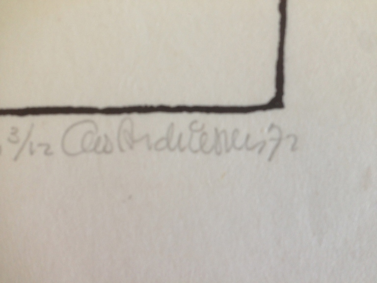 Cees Andriessen: linosnede,  kopen? Bied vanaf 100!