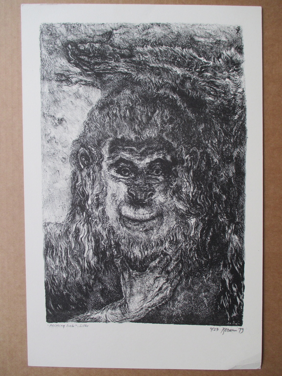 Onbekend, litho "Missing Link" kopen? Bied vanaf 10!