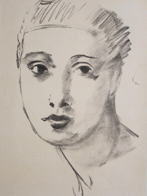 Henri Matisse - Portrait - originele lithografie uit Revue Verve 1939 verkocht voor € 159!