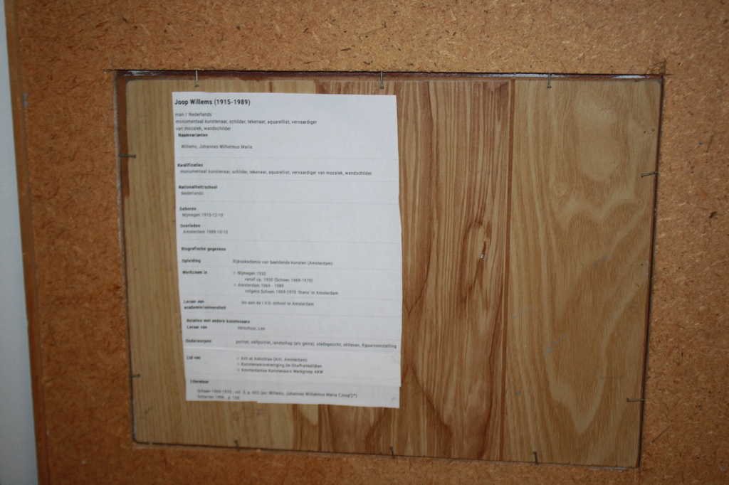 JOOP WILLEMS  - ABSTRACT LANDSCHAP MET KOE kopen? Bied vanaf 185!