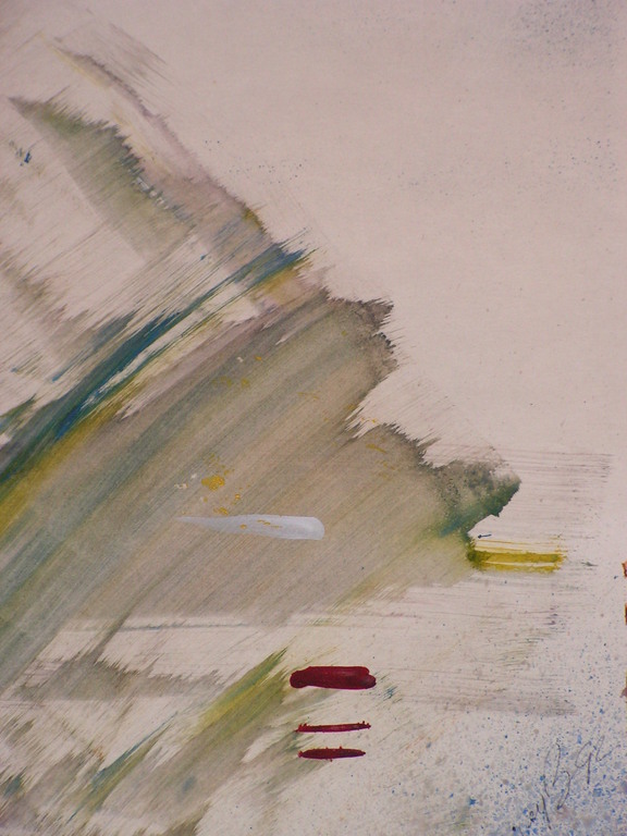 Ans Hey  -  acrylverf op papier  -  Zonder Titel, beide zijden beschilderd! kopen? Bied vanaf 1!